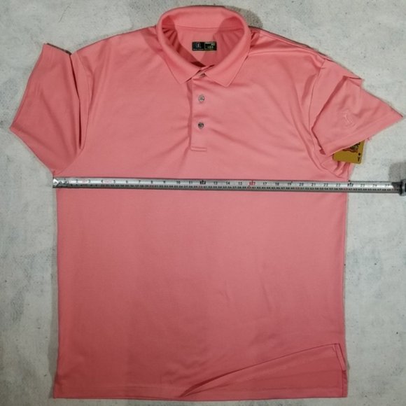 PGA Tour Peach Golf/Tennis S/S Golf Polo - Picture 8 of 8